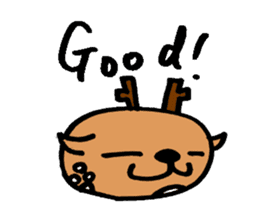 Speaking Deers! - in English - sticker #2104218