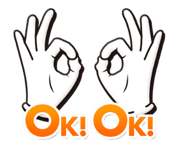 40 Hand Poses sticker #2104503