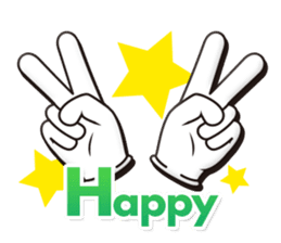 40 Hand Poses sticker #2104527