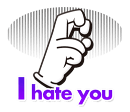 40 Hand Poses sticker #2104535