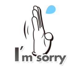 40 Hand Poses sticker #2104537