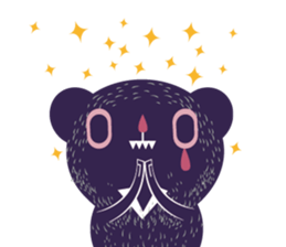 TAIWAN Black Bear sticker #2105463