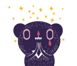TAIWAN Black Bear sticker #2105463