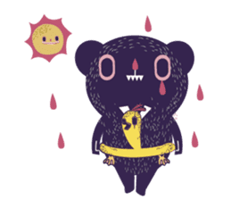 TAIWAN Black Bear sticker #2105475