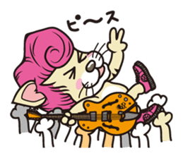 Rock mew Cat sticker #2106270