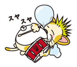 Rock mew Cat sticker #2106278