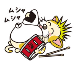 Rock mew Cat sticker #2106279