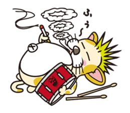 Rock mew Cat sticker #2106281