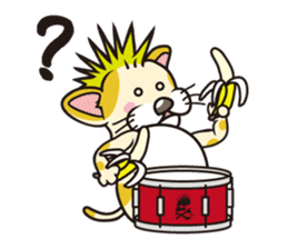 Rock mew Cat sticker #2106282