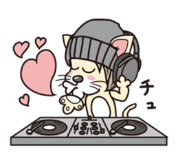 Rock mew Cat sticker #2106294