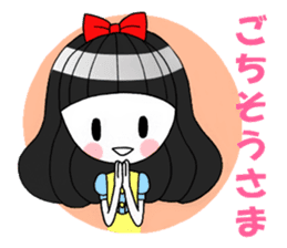 Fairy tale style girl sticker sticker #2106452