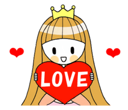 Fairy tale style girl sticker sticker #2106461