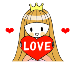 Fairy tale style girl sticker sticker #2106461