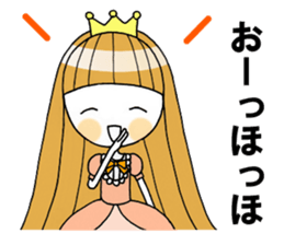 Fairy tale style girl sticker sticker #2106462