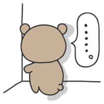 Ku-chan of bear Japanese version sticker #2107758