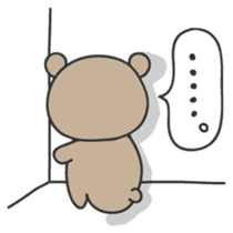 Ku-chan of bear Japanese version sticker #2107758