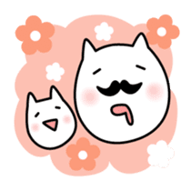 OHIGE-CAT and kitten sticker #2108227