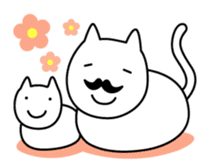 OHIGE-CAT and kitten sticker #2108245