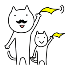 OHIGE-CAT and kitten sticker #2108250