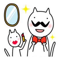 OHIGE-CAT and kitten sticker #2108254