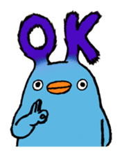 "Kimokawa" Karapaia stamp sticker #2108981