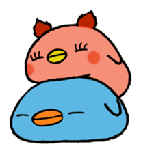 "Kimokawa" Karapaia stamp sticker #2108983