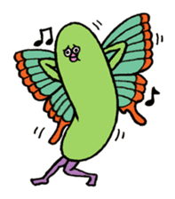 "Kimokawa" Karapaia stamp sticker #2108984