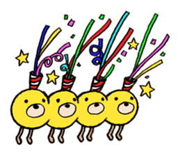 "Kimokawa" Karapaia stamp sticker #2108985