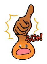 "Kimokawa" Karapaia stamp sticker #2108986