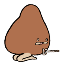 "Kimokawa" Karapaia stamp sticker #2109011