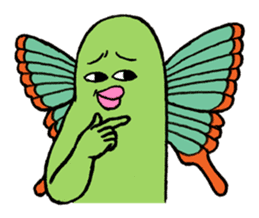 "Kimokawa" Karapaia stamp sticker #2109012