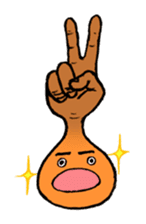 "Kimokawa" Karapaia stamp sticker #2109014