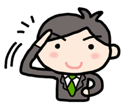 GO FIGHTING! SALARYMAN sticker #2109103