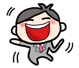 GO FIGHTING! SALARYMAN sticker #2109106