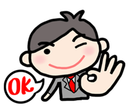 GO FIGHTING! SALARYMAN sticker #2109108