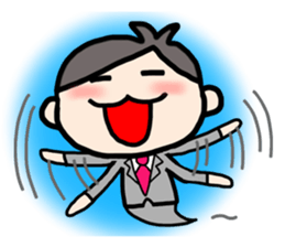 GO FIGHTING! SALARYMAN sticker #2109109