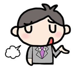 GO FIGHTING! SALARYMAN sticker #2109112