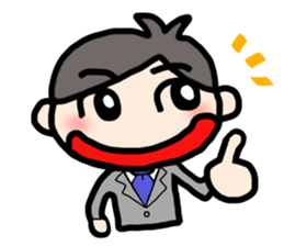 GO FIGHTING! SALARYMAN sticker #2109113