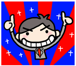 GO FIGHTING! SALARYMAN sticker #2109116