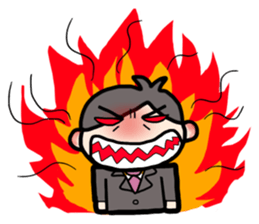 GO FIGHTING! SALARYMAN sticker #2109121