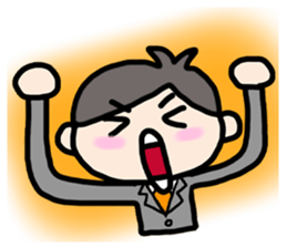 GO FIGHTING! SALARYMAN sticker #2109123