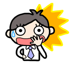 GO FIGHTING! SALARYMAN sticker #2109124