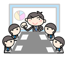 GO FIGHTING! SALARYMAN sticker #2109125