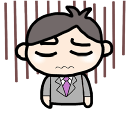 GO FIGHTING! SALARYMAN sticker #2109128