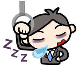 GO FIGHTING! SALARYMAN sticker #2109133