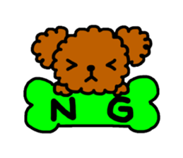 Everyday Toy Poodle sticker #2109550