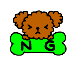 Everyday Toy Poodle sticker #2109550