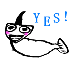 Mysterious animals sticker #2109624