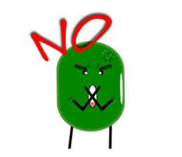 Mung bean people sticker #2109863