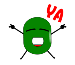 Mung bean people sticker #2109864